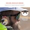 Ergodyne AEGR-AFASM, Safety Glasses, Anti-Scratch & Fog-Off+, Orange Mirror Lens, Matte Black Frame AEGR-AFASM - alternate 6